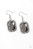 D313 - Downtown Dapper Green Earring by Paparazzi Accessories on Fancy5Fashion.com