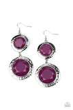D355 - Thrift Shop Stop Yellow Earrings by Paparazzi Accessories on Fancy5Fashion.com