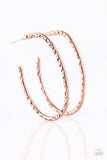 D38 - Rural Rambler Copper Earrings by Paparazzi Accessories on Fancy5Fashion.com