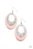 D6 - Orchard Bliss Orange Earring by Paparazzi Accessories on Fancy5Fashion.com