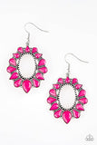 D74 - Fashionista Flavor Earrings by Paparazzi Accessories on Fancy5Fashion.com
