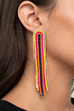D366 ‐ Let There BEAD Light Multi Earring by Paparazzi Accessories on Fancy5Fashion.com