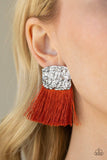 D166 - Plume Bloom Earrings by Paparazzi Accessories on Fancy5Fashion.com
