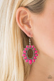 D74 - Fashionista Flavor Earrings by Paparazzi Accessories on Fancy5Fashion.com
