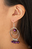 D127 - New York Attraction Blue Earrings - Fancy5Fashion by Paparazzi Accessories on Fancy5Fashion.com