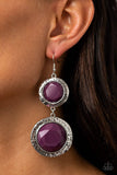 D355 - Thrift Shop Stop Yellow Earrings by Paparazzi Accessories on Fancy5Fashion.com