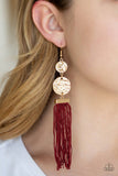 D85 - Lotus Garden Earring by Paparazzi Accessories on Fancy5Fashion.com