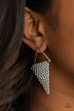 D116 - Have A Bite Silver Earrings by Paparazzi Accessories on Fancy5Fashion.com