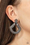 D187 - Better Buckle Up Clip-On Earring by Paparazzi Accessories on Fancy5Fashion.com