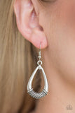 D230 - Trending Texture Earrings by Paparazzi Accessories on Fancy5Fashion.com