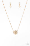A104 - The BOLD Standard, Paparazzi Gold Necklace by Paparazzi Accessories on Fancy5Fashion.com
