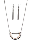 A117 - Artificial Arches Necklace in Black or Silver by Paparazzi Accessories on Fancy5Fashion.com