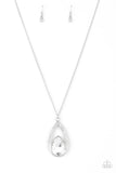 A121 - Notorious Noble Rhinestone Necklace by Paparazzi Accessories on Fancy5Fashion.com
