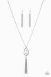 A134 - Elite Shine White Necklace by Paparazzi Accessories on Fancy5Fashion.com