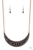 A164 - Moon Child Magic Copper Necklace by Paparazzi Accessories on Fancy5Fashion.com