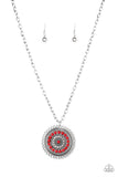 A201 - Lost SOL, Paparazzi Red Necklace by Paparazzi Accessories on Fancy5Fashion.com