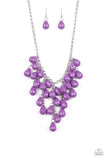 A232 - Serenely Scattered Purple Necklace by Paparazzi Accessories on Fancy5Fashion.com