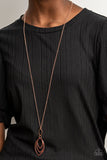 A244 - Dizzying Definition - Copper Necklace by Paparazzi Accessories on Fancy5Fashion.com