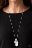 A26 - Stellar Sophistication - White Necklace by Paparazzi Accessories on Fancy5Fashion.com