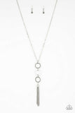 A266 - Diva in Diamonds Silver Necklace by Paparazzi Accessories on Fancy5Fashion.com