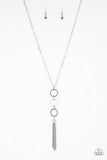 A266 - Diva in Diamonds Silver Necklace by Paparazzi Accessories on Fancy5Fashion.com