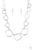 A273 - Full Frame Fashion Silver Necklace by Paparazzi Accessories on Fancy5Fashion.com