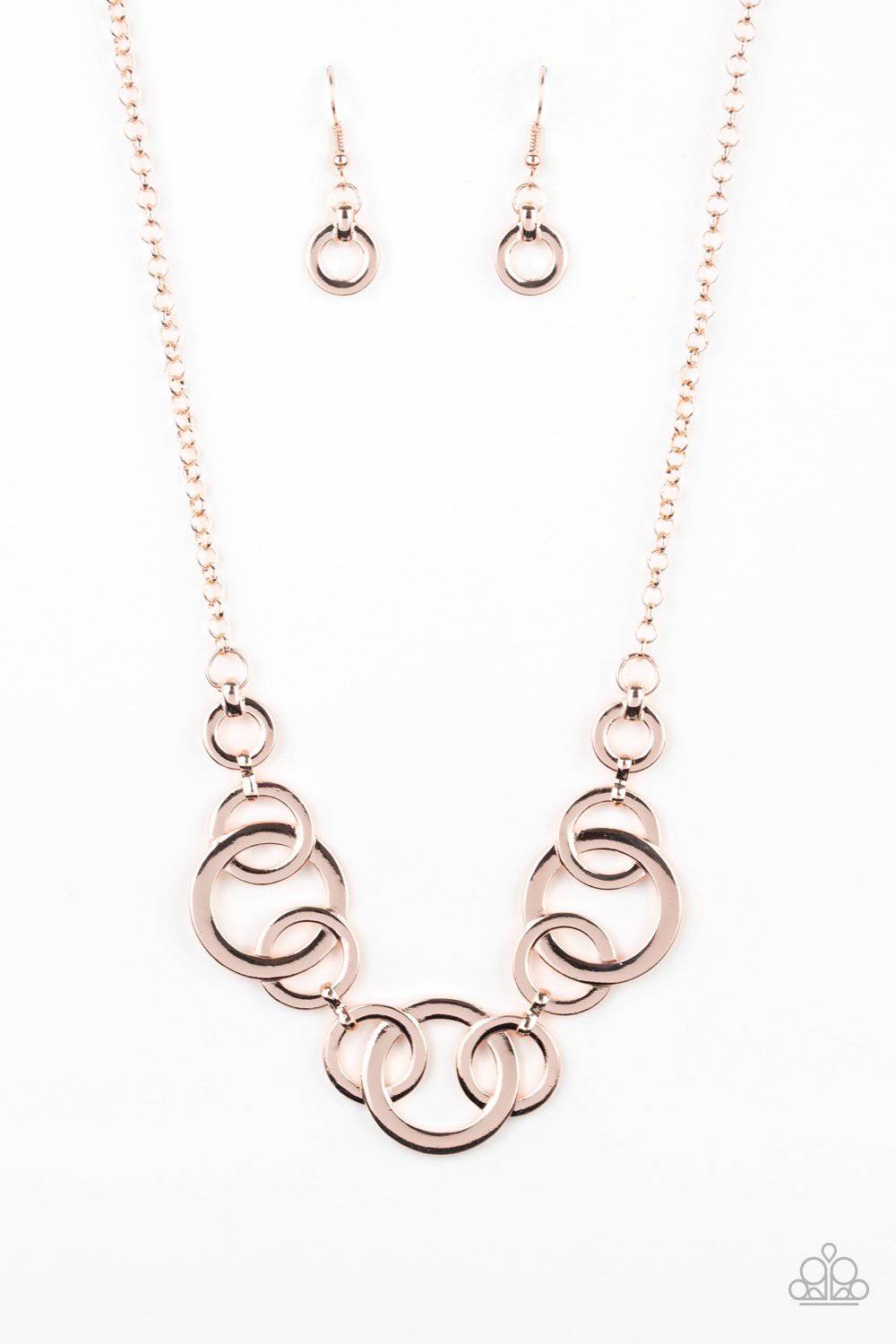 A31 - Going in Circles Necklace by Paparazzi Accessories on Fancy5Fashion.com