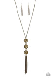 A389 - Triple Shimmer White Necklace by Paparazzi Accessories on Fancy5Fashion.com