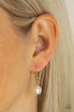 A39 - Pearl Panache Gold Necklace by Paparazzi Accessories on Fancy5Fashion.com