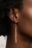 A42 - Need I SLAY More Gold Choker Necklace by Paparazzi Accessories on Fancy5Fashion.com