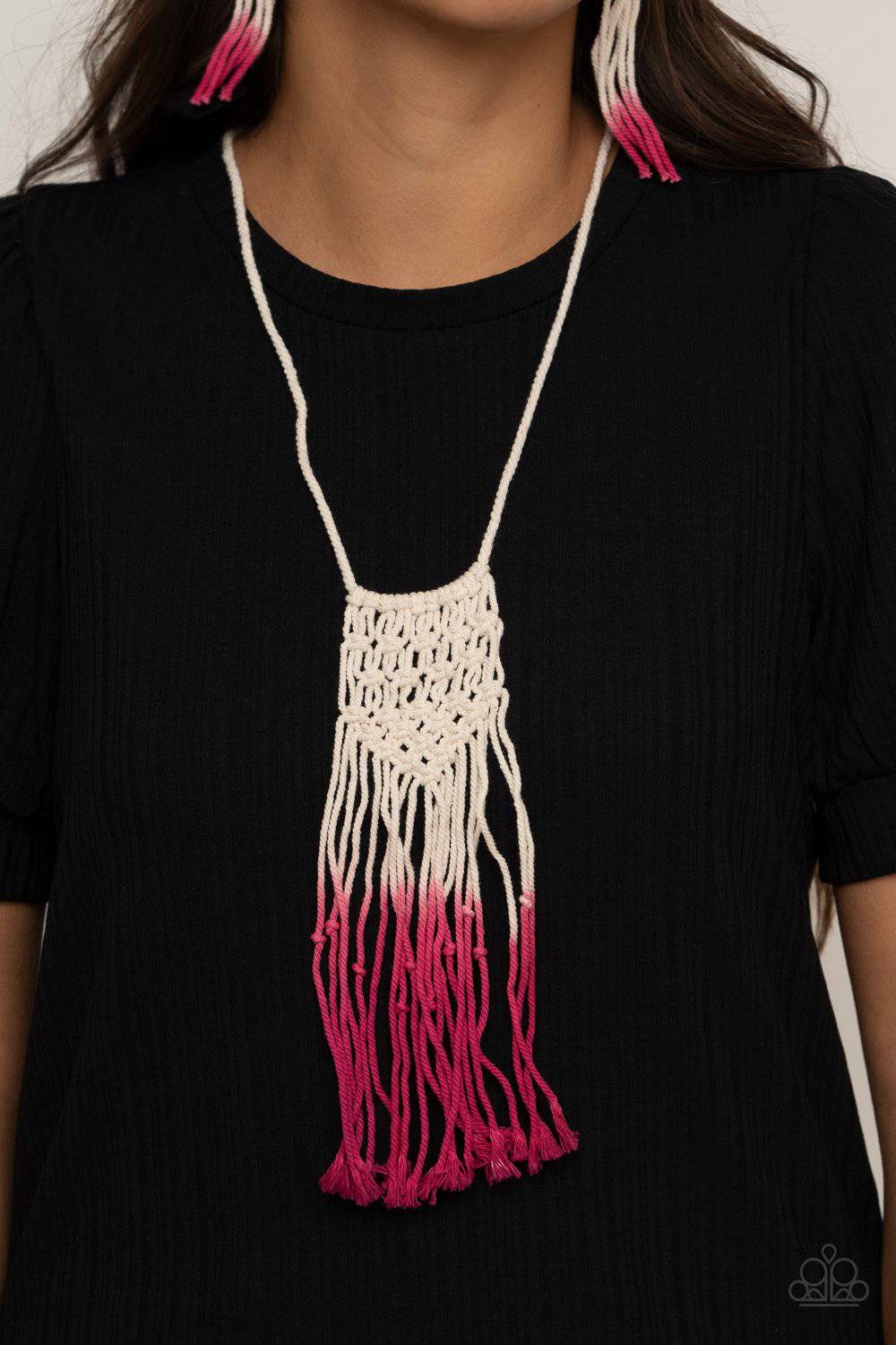 A47 - Surfin' The Net Necklace by Paparazzi Accessories on Fancy5Fashion.com
