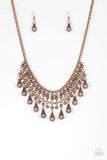 A6 - Don't Forget To Boss Copper Necklace by Paparazzi Accessories on Fancy5Fashion.com