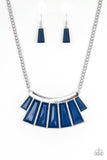 A63 - Glamour Goddess Blue Necklace by Paparazzi Accessories on Fancy5Fashion.com