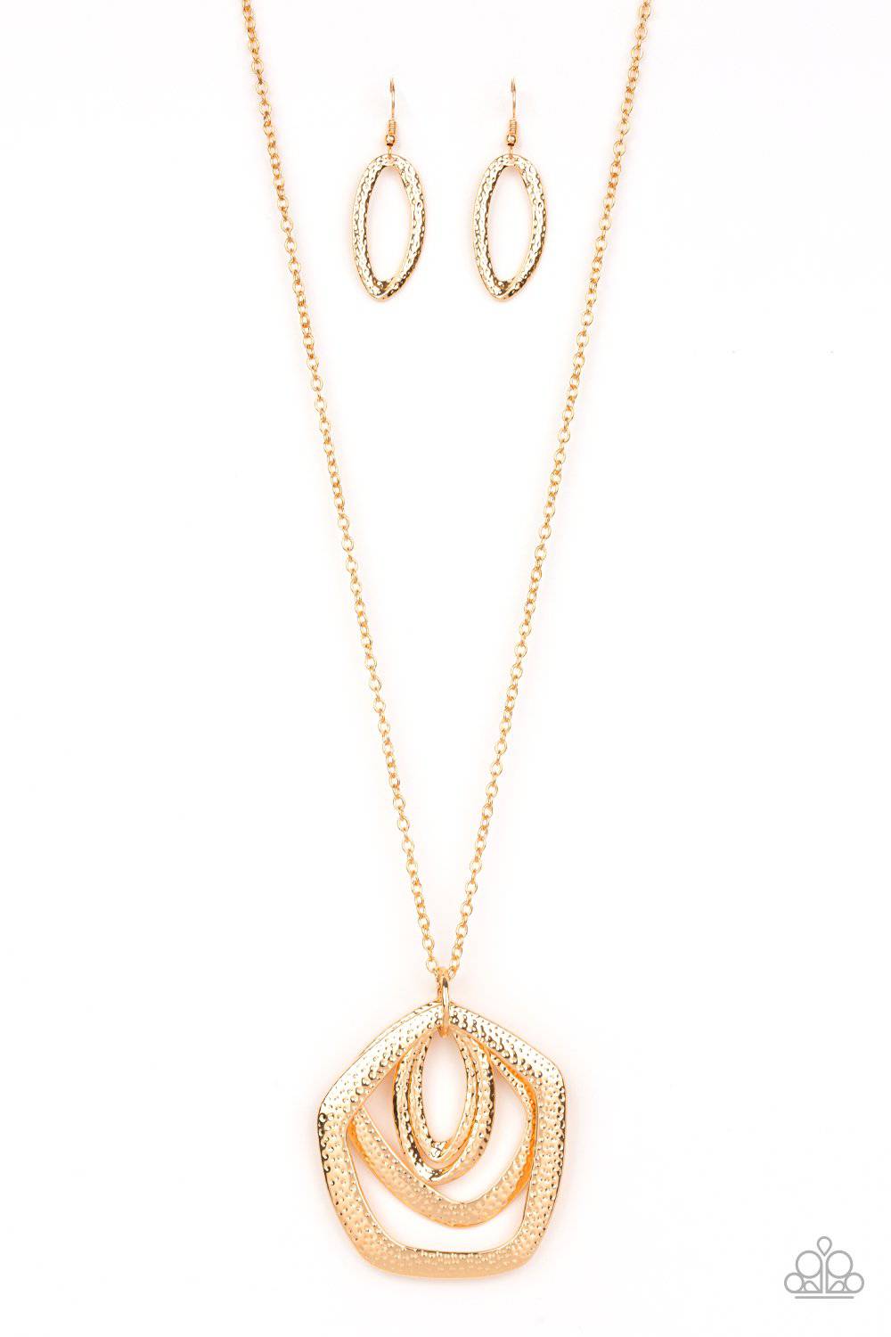 A79 - Urban Artisan Gold Necklace by Paparazzi Accessories on Fancy5Fashion.com