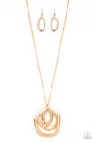 A79 - Urban Artisan Gold Necklace by Paparazzi Accessories on Fancy5Fashion.com