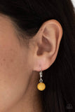 A88 - Vividly Vivid Yellow Necklace by Paparazzi Accessories on Fancy5Fashion.com