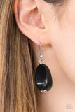 A9 - In Good Glazes Black Necklace and Bracelet Set by Paparazzi Accessories on Fancy5Fashion.com