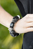 A9 - In Good Glazes Black Necklace and Bracelet Set by Paparazzi Accessories on Fancy5Fashion.com