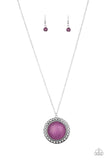 A90 - Run Out of Rodeo Purple Necklace by Paparazzi Accessories on Fancy5Fashion.com