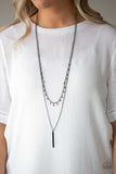 A309 - Keep Your Eye On The Pendulum Copper Necklace by Paparazzi Accessories on Fancy5Fashion.com