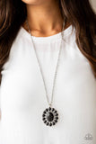 A314 - Rancho Roamer Black Necklace by Paparazzi Accessories on Fancy5Fashion.com