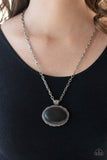 A382 - Sedimentary Colors Black Necklace by Paparazzi Accessories on Fancy5Fashion.com