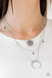 A386 - Lunar Lotus, Paparazzi Black Necklace by Paparazzi Accessories on Fancy5Fashion.com