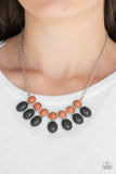 A73 - Environmental Impact Black Necklace by Paparazzi Accessories on Fancy5Fashion.com