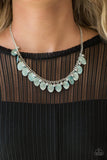 A185 - Vintage Gardens Blue Necklace by Paparazzi Accessories on Fancy5Fashion.com