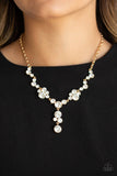 A292 - Inner Light Gold Necklace by Paparazzi Accessories on Fancy5Fashion.com