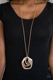 A79 - Urban Artisan Gold Necklace by Paparazzi Accessories on Fancy5Fashion.com