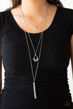 A0 - Be Fancy Necklace, Paparazzi White Necklace by Paparazzi Accessories on Fancy5Fashion.com