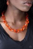 A55 - Ice Queen Green Necklace by Paparazzi Accessories on Fancy5Fashion.com