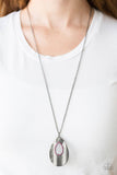 A95 - Stop, Teardrop, and Roll Pink Necklace by Paparazzi Accessories on Fancy5Fashion.com